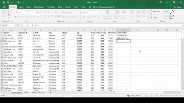 Excel - Combining multiple cells into one with Concatenate and concat