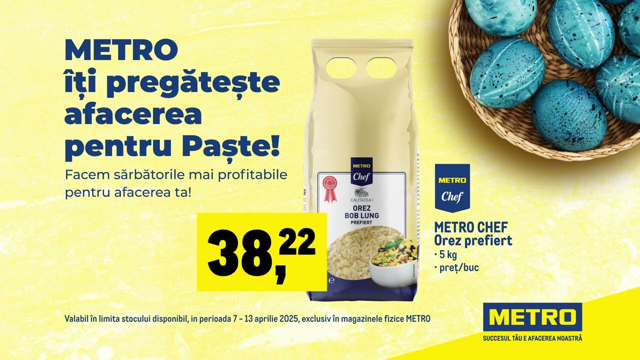 METRO | Descoperă orezul prefiert METRO Chef