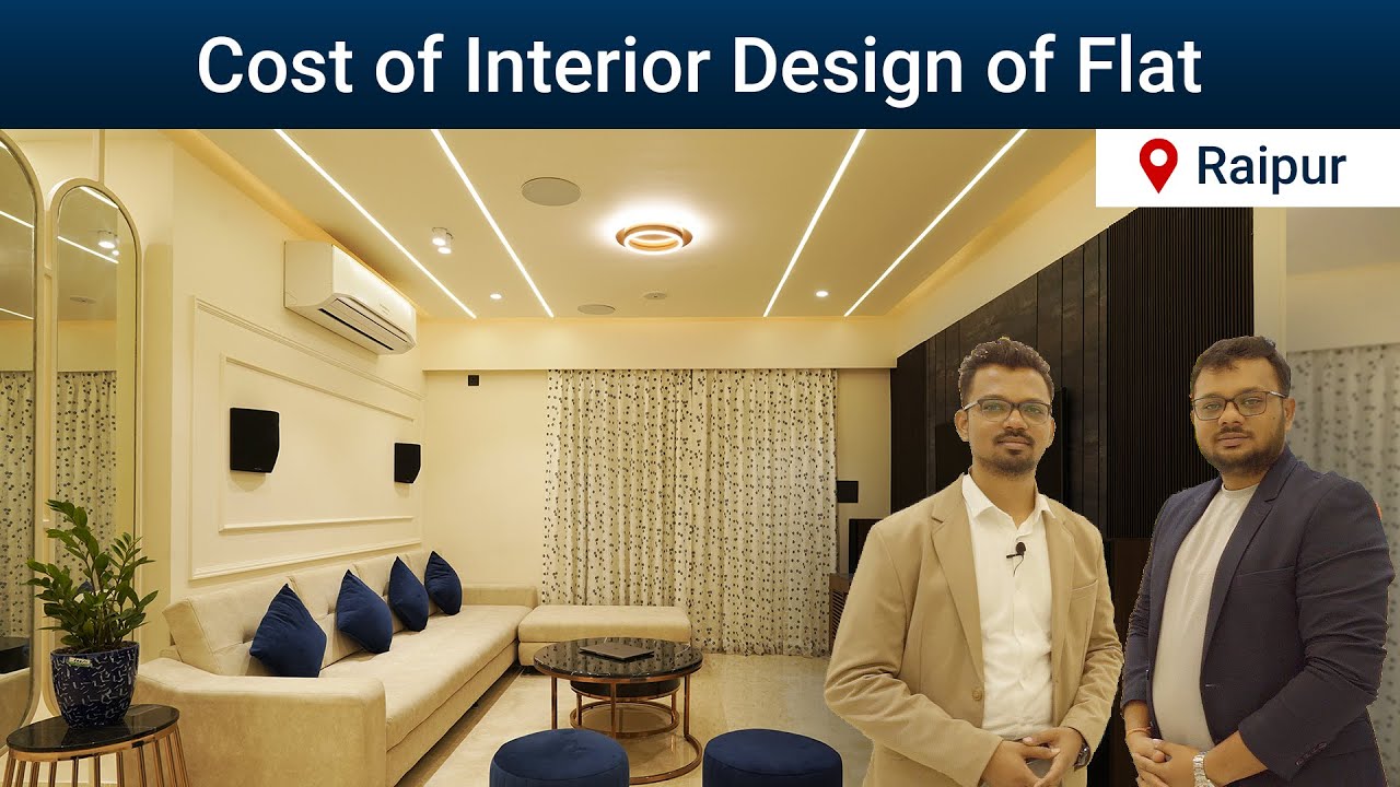 Cost of Interior Design of 3BHK Apartment at Raipur | Som Constructions ...