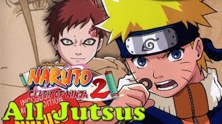 Naruto Clash of Ninja 2 All Jutsu (BEST QUALITY)