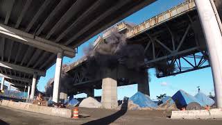 Energetic Felling of the Old Kosciuszko Bridge