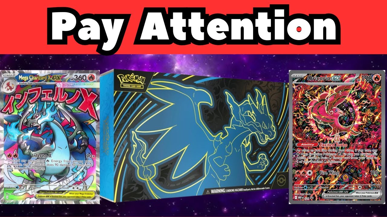 Инвесторам Pokémon следует обратить внимание на UPC-код мега-Чаризарда.