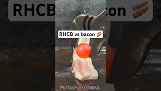 RHCB vs bacon 🥓 #Satisfying #Experiment #RHCB #Science #ASMR