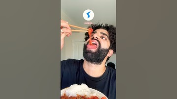 trying Kimchi for the first time 🇰🇷