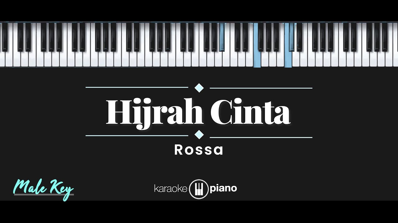 Hijrah Cinta - Rossa (KARAOKE PIANO - MALE KEY)