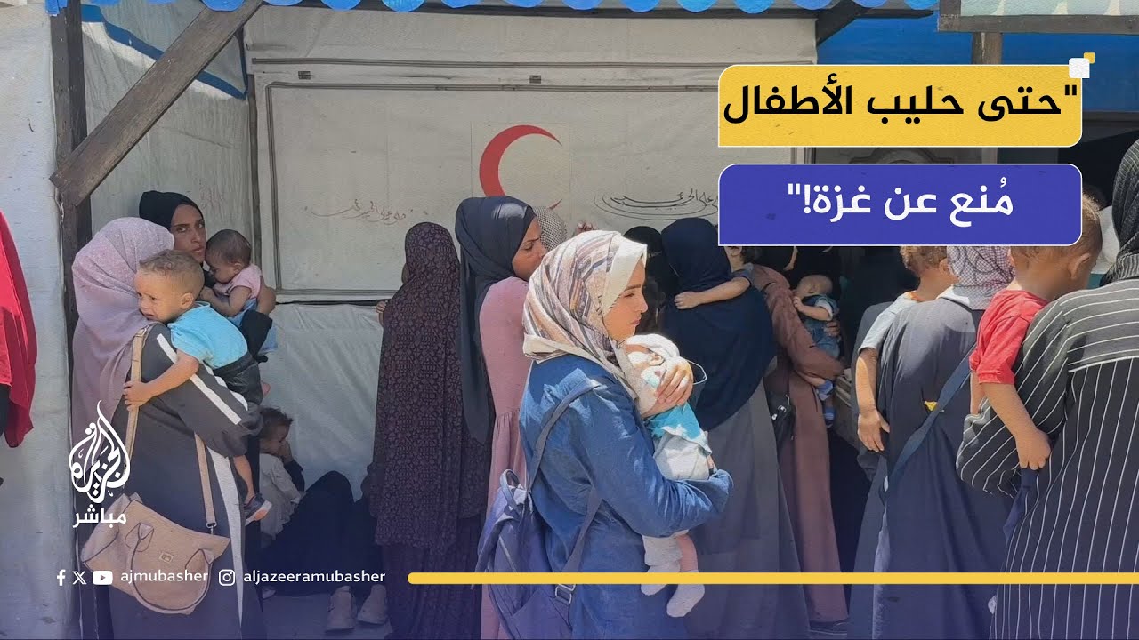 حتى حليب الأطفال مُنع عن غزة.. سوء التغذية في غزة يهدد حياة الرضع!