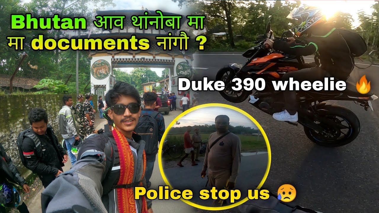 Bhutan आव थांनोबा मा मा documents नांगौ? Welcome to Bhutan guys 😍