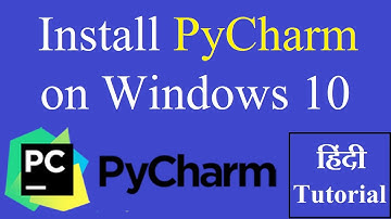 How to Install PyCharm in Windows 10 in Hindi