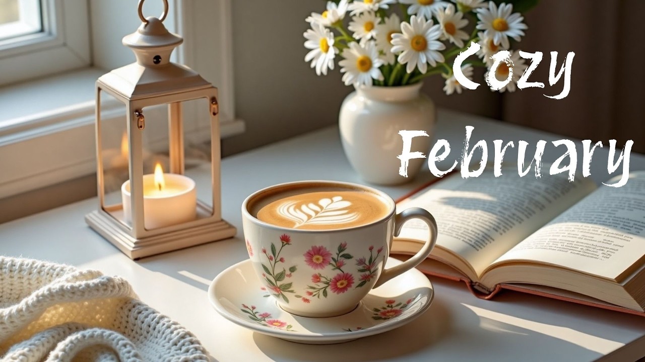 Cozy February Cafe Jazz – Relaxing Spring Melodies for a Peaceful Mind 🎧