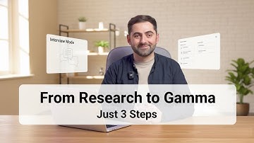 Deep Research + Gamma.app: The Presentation 3-Step Workflow I Trust