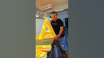 Unique design, bright luminous characters, eye-catching! #lampmanufacturer #ledlightstrip