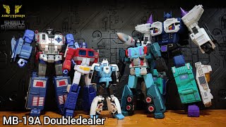 Review Transformers FansHobby MB-19A Double Agent Masterpiece Doubledealer Javitron Show.z store esp