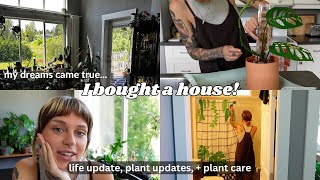 I moved with my 200 plants (again!) | plant updates + chores in my new house 🥹🌿🩵