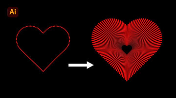 Amazing Heart Love Shape Design - Adobe illustrator Tutorial