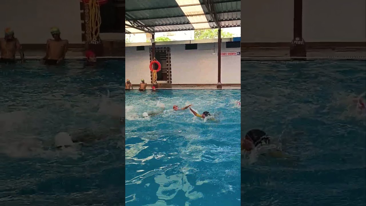 kids swimming traing in summer #kids, #swimming, #training, #pools