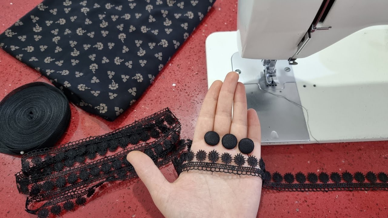 مودیل جدید بقماش اسود لکبیرات سن/ مقاس XL