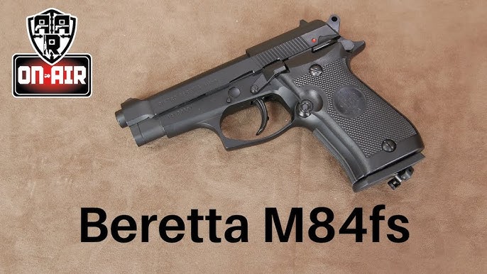 BORNER M84 Modelo Full Metal  Pack Pistola de balines metálica (perdigones:  Bolas BB's de Acero). Arma de Aire comprimido (CO2) semiautomática Calibre  4,5mm (Tipo Beretta M84FS) - 2,55 Julios. : 