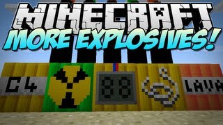 Minecraft | MORE EXPLOSIONS! (Nuclear Bombs!) | Mod Showcase [1.5.1]