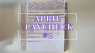 April 2024 Paycheck #2 | Bi-weekly Pay | Budget With Me |