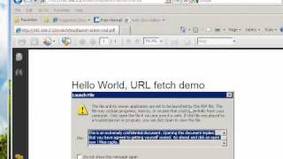 PDF URL Redirection