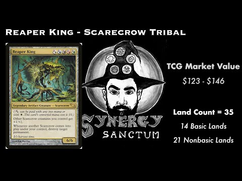 mtg scarecrow commander deck Custom Scarecrows Tribal EDH Commander Deck - Reaper King