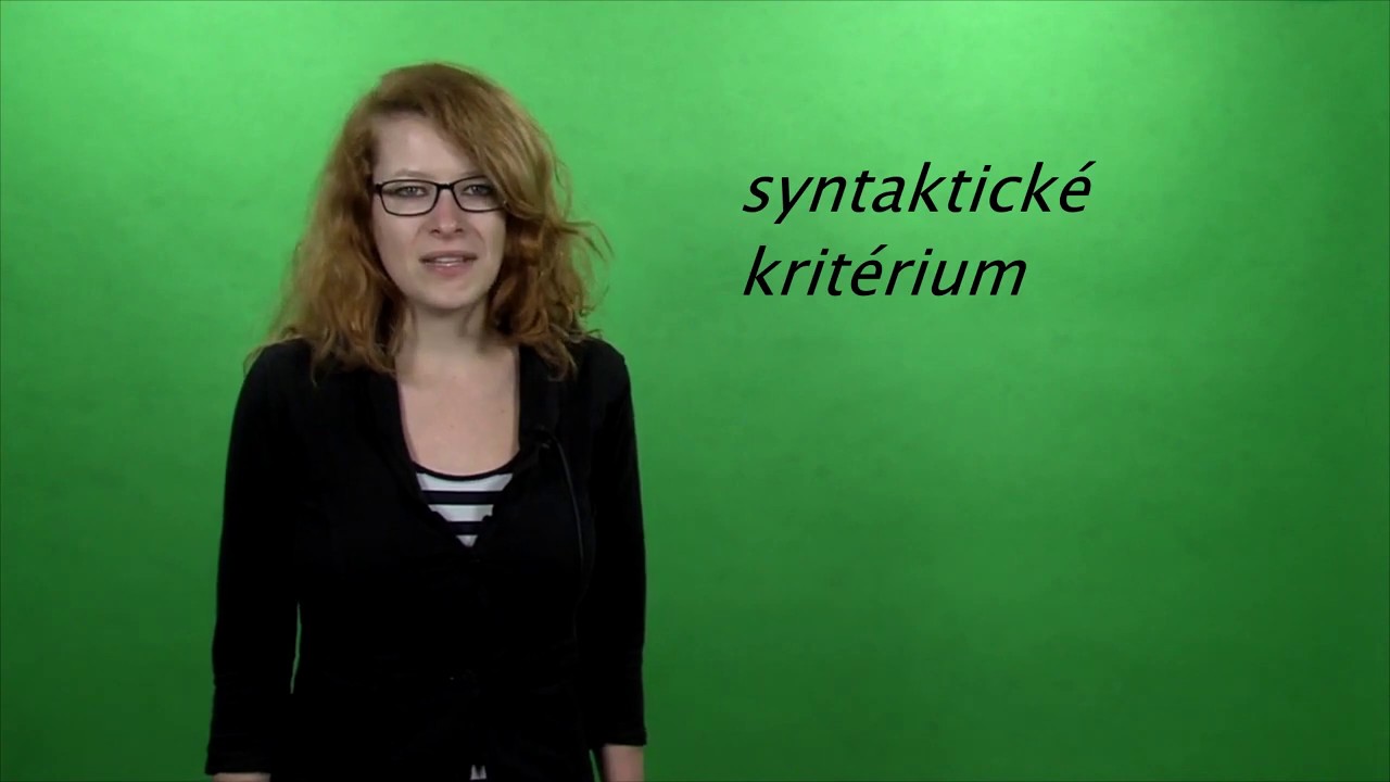 20 Syntax: Úvodní video