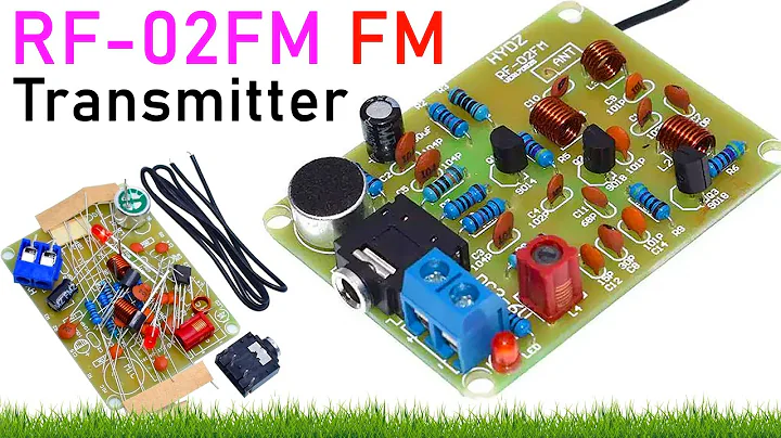 Build Your Own FM Transmitter: RF-02FM 88-108MHz DIY Kit Tutorial