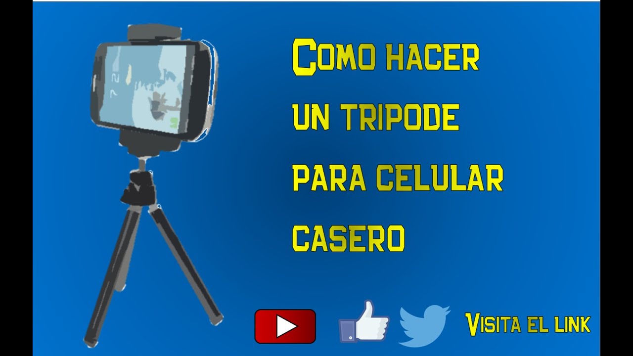 Como hacer un Tripode CASERO de Carton para celular 