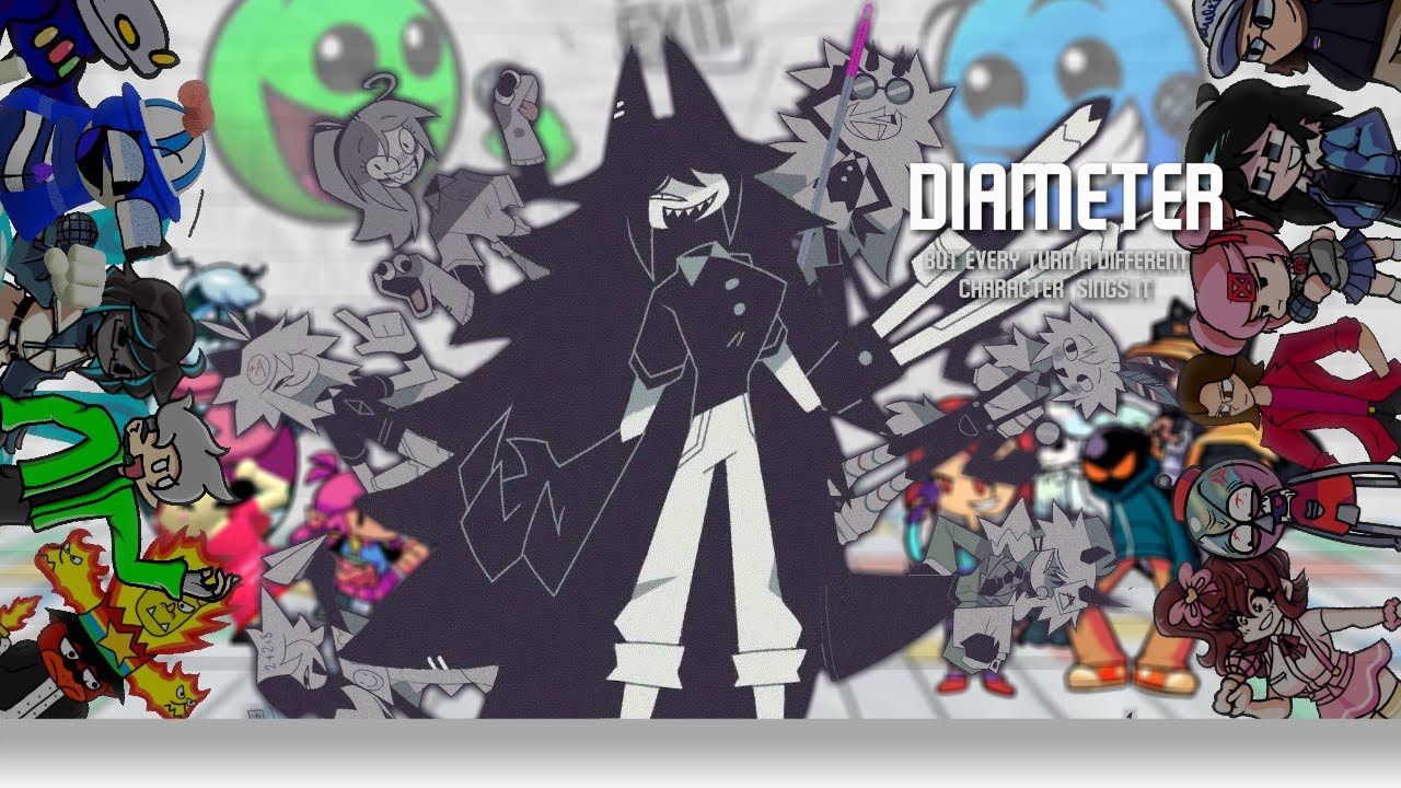 Diameter, But Every Turn A Different Character Is Used 🎶 (FNF BETADCIU)