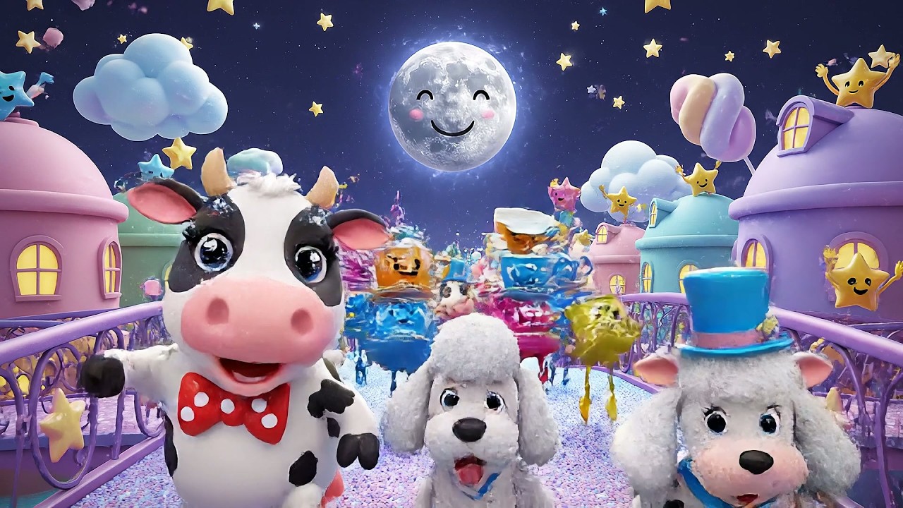 Hey Diddle Diddle The Moonlight Circus Party | Fun Nursery Rhymes ...