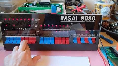 IMSAI 8080 - Restoration for The Centre For Computing History