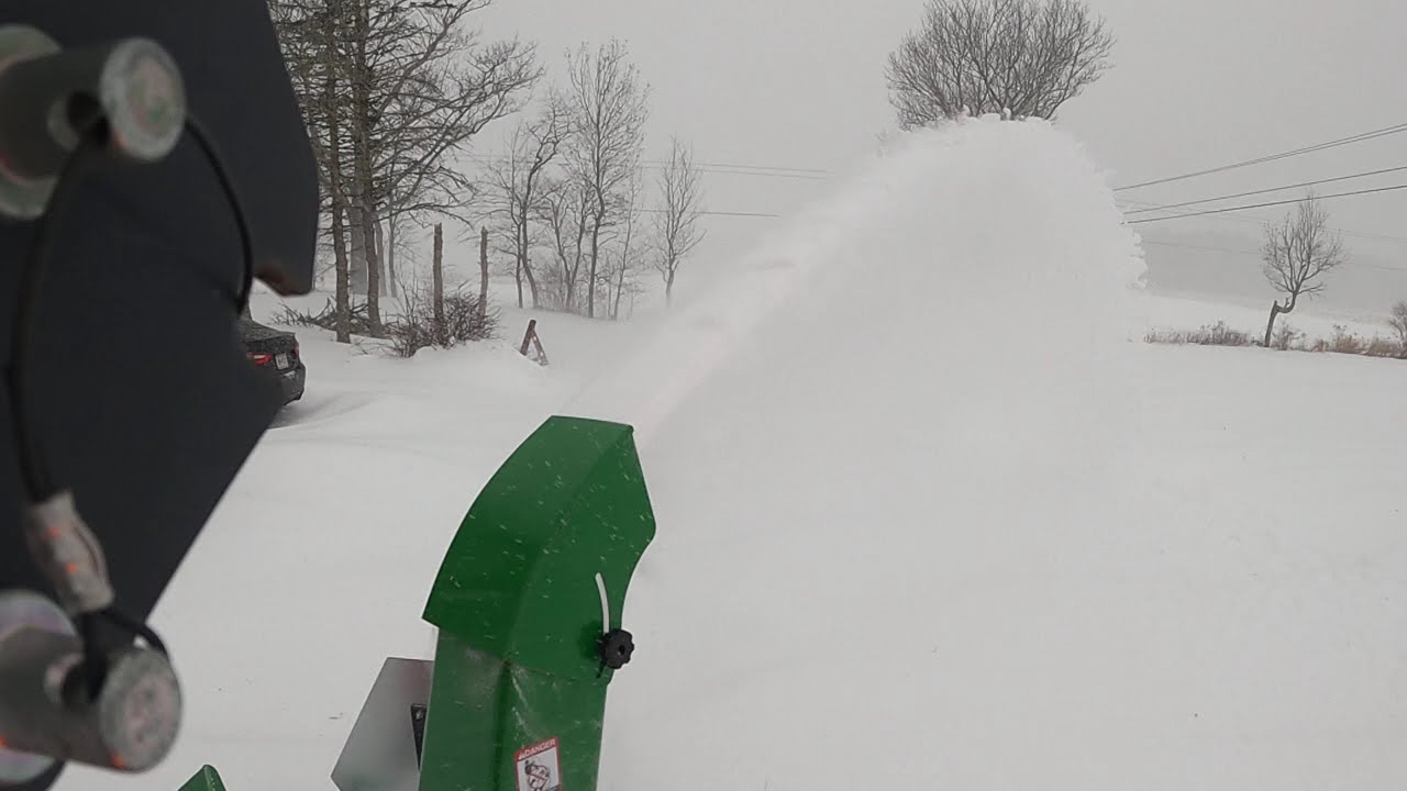 Winter Storm Fern  and John Deere 1025R Round 1 (Part 1)