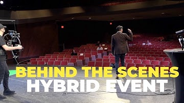 What Does a Hybrid Event Look Like? | Behind The Scenes of a Hybrid Experience | Shawn Kanungo