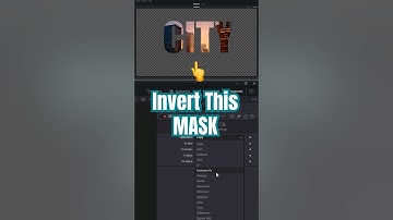 Invert Your Text Mask with Channel Booleans - DaVinci Resolve
