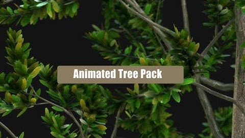 Animated Tree Pack (element 3d) After Effect Template