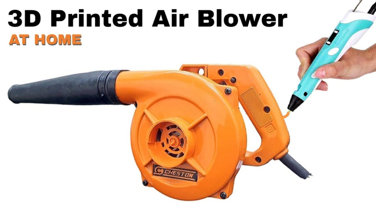 Making Air Blower Using Angle Grinder With 3D Printed Parts DIY Air