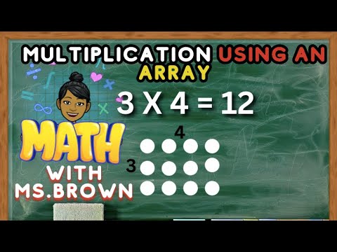 HOW TO MULTIPLY USING AN ARRAY | GRADE 2-3 - YouTube