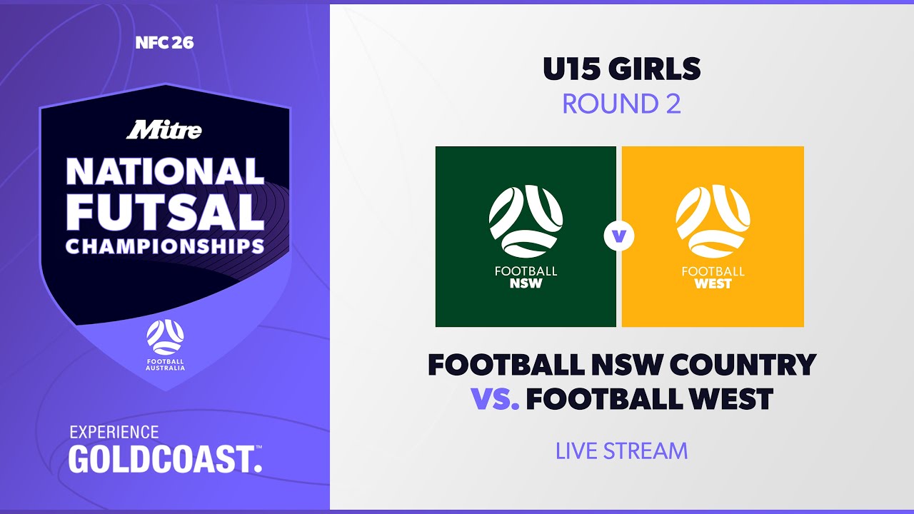 NSW Country vs. West Australia | R2 U15 Girls | 2026 Mitre National Futsal Championships