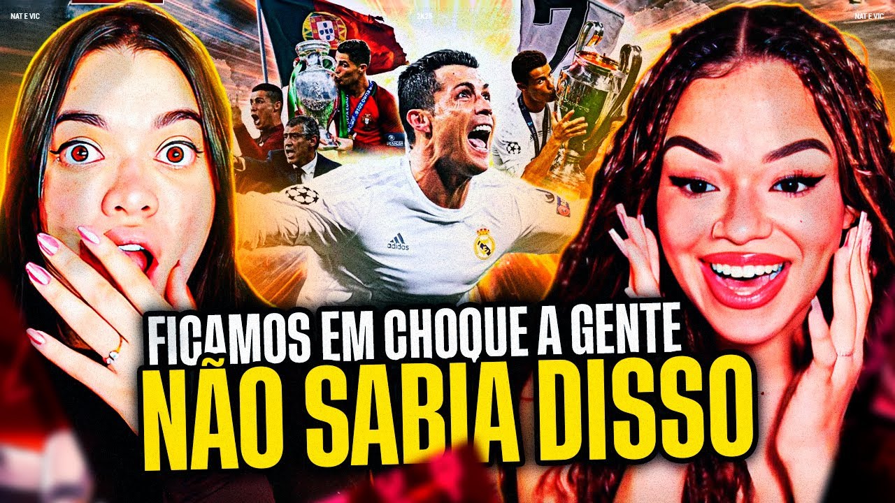 CRISTIANO RONALDO | PT2 - LUTANDO ATÉ O FIM (MENINO PRODÍGIO) | Nat e Vic MV [REACT]