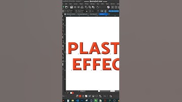 easy and quick Plastic Effect in Corel Draw 2024 #how to 2024