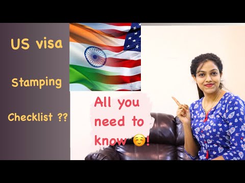 Checklist for non-immigrant US visa stamping | DS160 and visa appointment scheduling steps