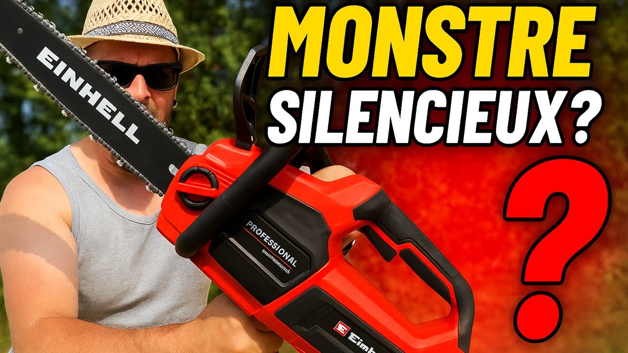 ⚡ TRONÇONNEUSE SANS FIL EINHELL – Test Puissance & Vitesse Réelle ! 🔥