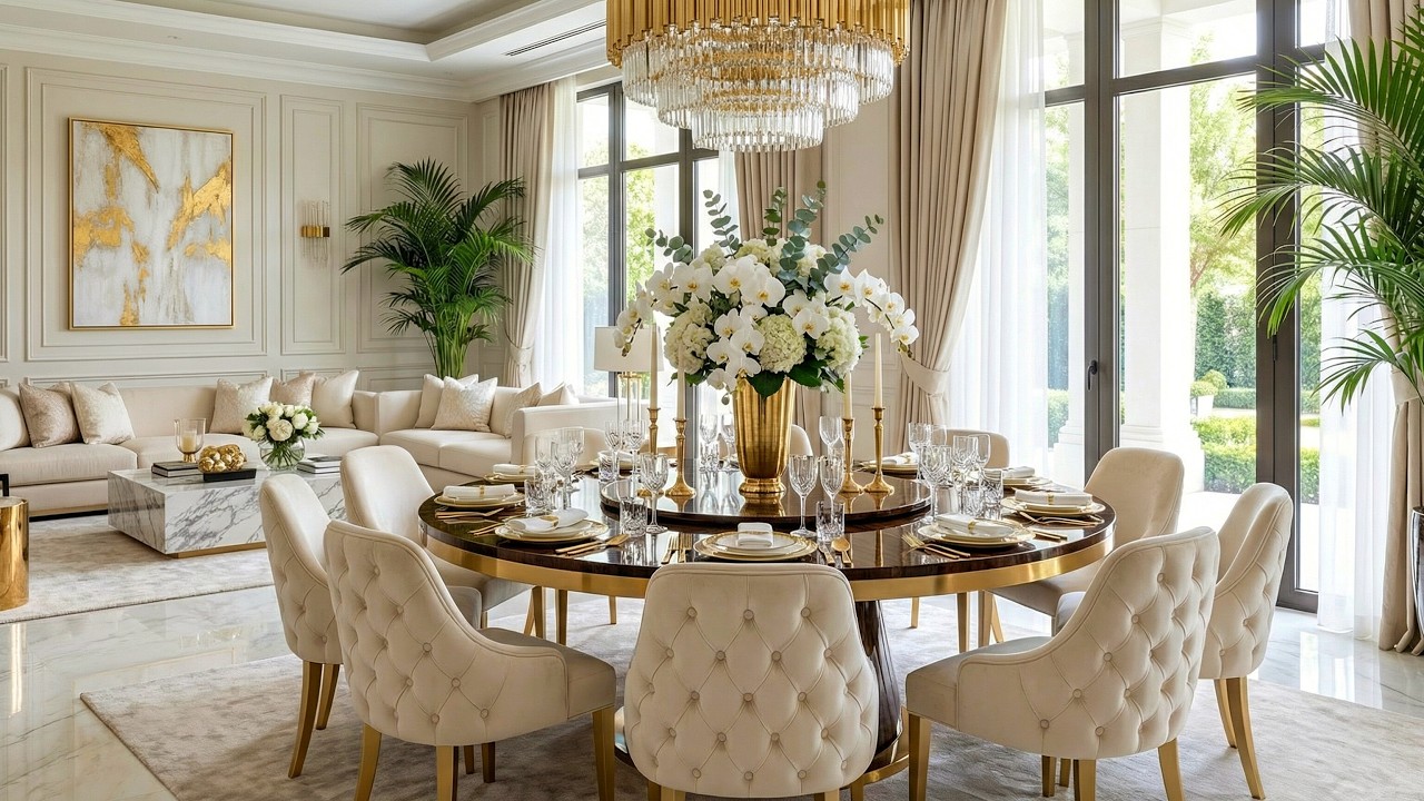 Luxury Dining Room & Dining Table Ideas 2026 | Modern Dining Room Decor Trends & Interior Design 