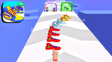 Sneaker Stack 3D ​- All Levels Gameplay Android,ios (Levels 9-10)