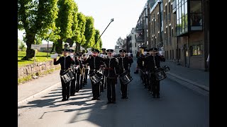 Strømsgodset Musikkorps - Drilloppvisning - Bragernes Torg, Drammen 30.04.2024