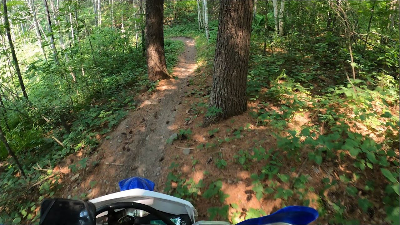Paul Bunyan trail riding, Akeley, MN July 2021 - YouTube