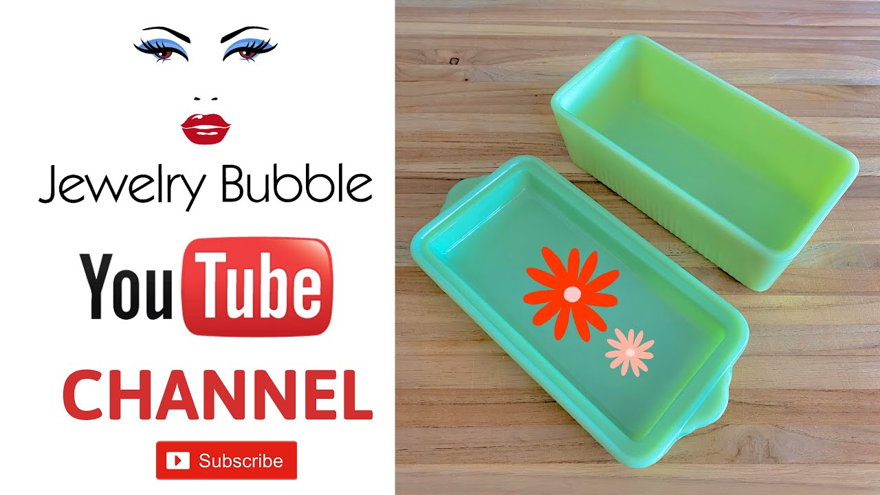 Glass Collectibles: McKee Jadeite Covered Butter Dish on JEWELRY BUBBLE