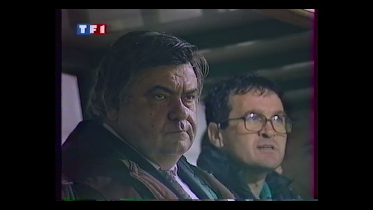 Marseille-Montpellier 1-1 14eme journee 92_93 TeleFoot 07_11_92