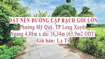 🆘𝐆𝐈𝐀̉𝐌 𝐆𝐈𝐀́🆘 BÁN ĐẤT NỀN CẶP RẠCH GÒI LỚN (MS 2273) | NHÀ ĐẤT AN GIANG 24h.vn