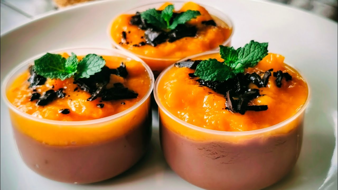 Puding Cokelat Mangga Lumer di Mulut – Simple & Anti Gagal